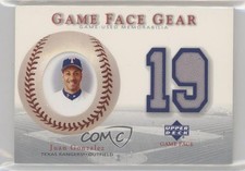 2003 Upper Deck Game Face Gear Juan Gonzalez #GG-GO 7xr