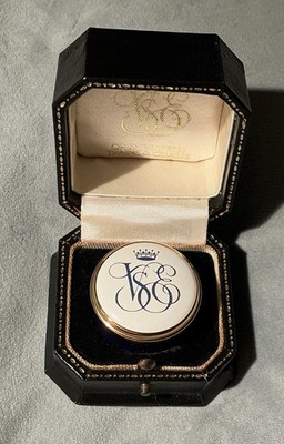 Venedig Simplon Orient Express 2000 Millennium Edition Emaille Schmuckschatulle im Etui