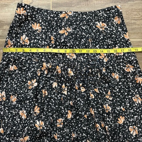 Chelsea28 Floral Midi Skirt Pleated Fall Medium - Picture 11 of 12
