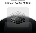 Compact Crypto Hardware Wallet - Encrypted, Bluetooth & Multi-Currency Support