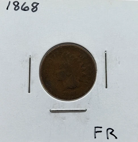 1868 U.S. Indian Head Penny Cent Type Coin