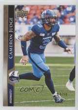 2021 Upper Deck CFL Gold 4/50 Cameron Judge #3 0n8