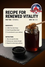1kg Sidr Honey Mixed With Black Seed Oil 100% Natural Imported From Saudi Arabia