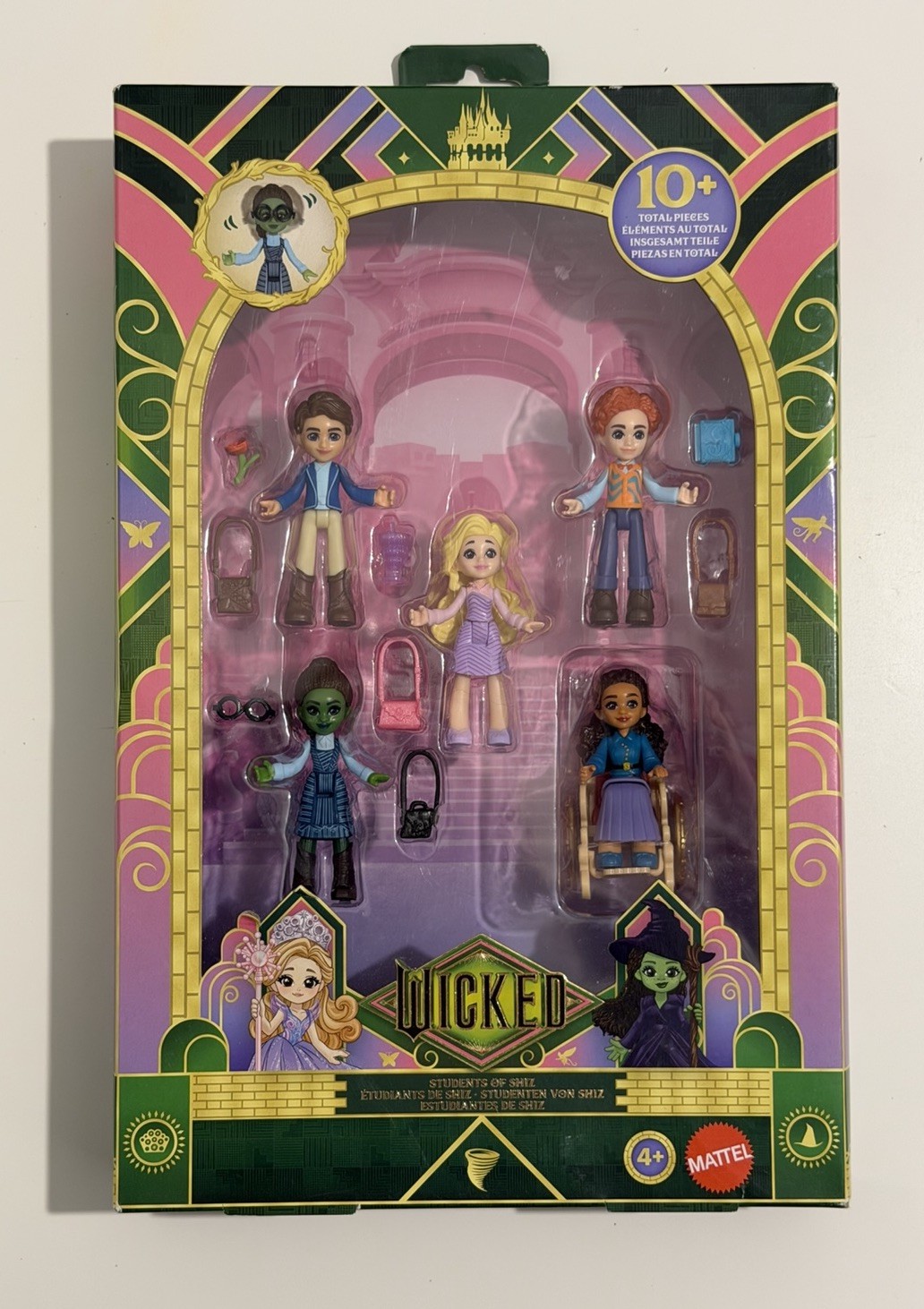 Wicked Movie Students of Shiz 5 Doll Set Mattel 2025 Official New Sealed