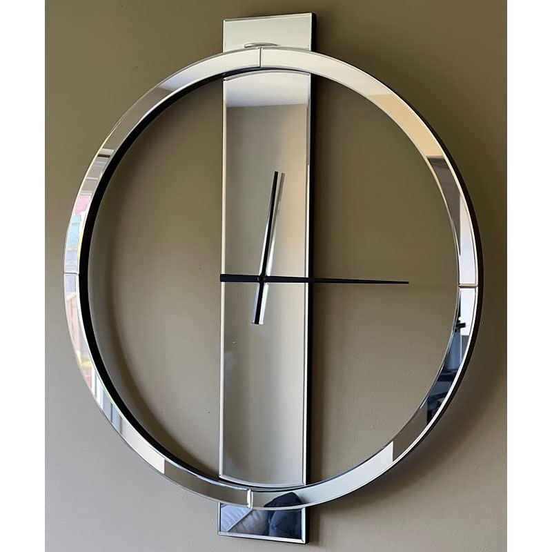 SHYFOY Wall Clock, 23" Decorative Large Clock for Living Room Decor