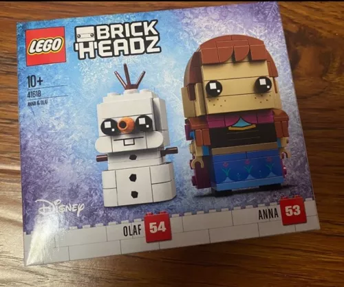 LEGO (41618) BrickHeadz Anna & Olaf Frozen Disney New Sealed