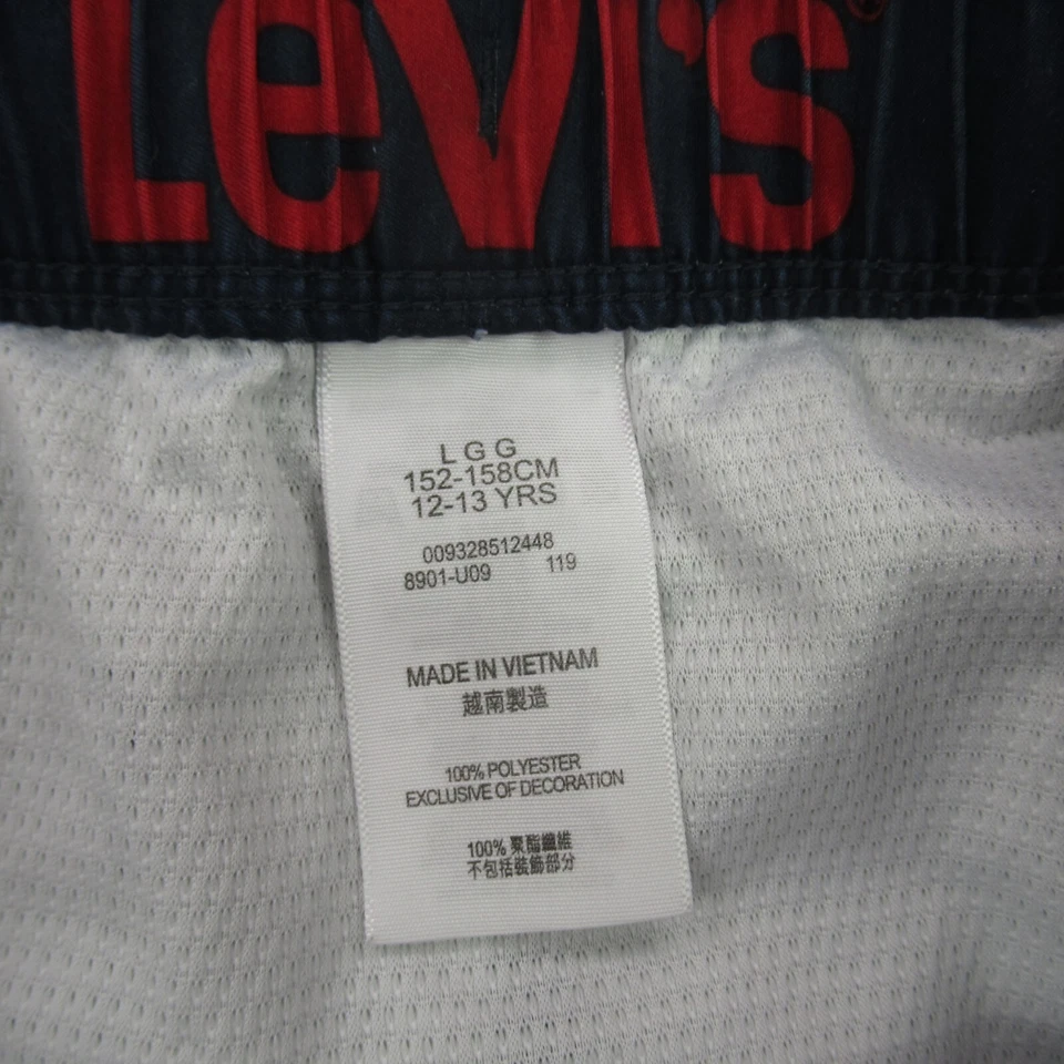 Levis Shorts Boys Large Pockets Casual Lightweight Elastic Drawstring - Image 3 of 4