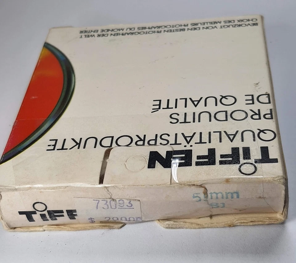 Tiffen 55mm 81 Light Balancing Glass Lens Filter 55 mm E-55 USA - Image 3 of 3