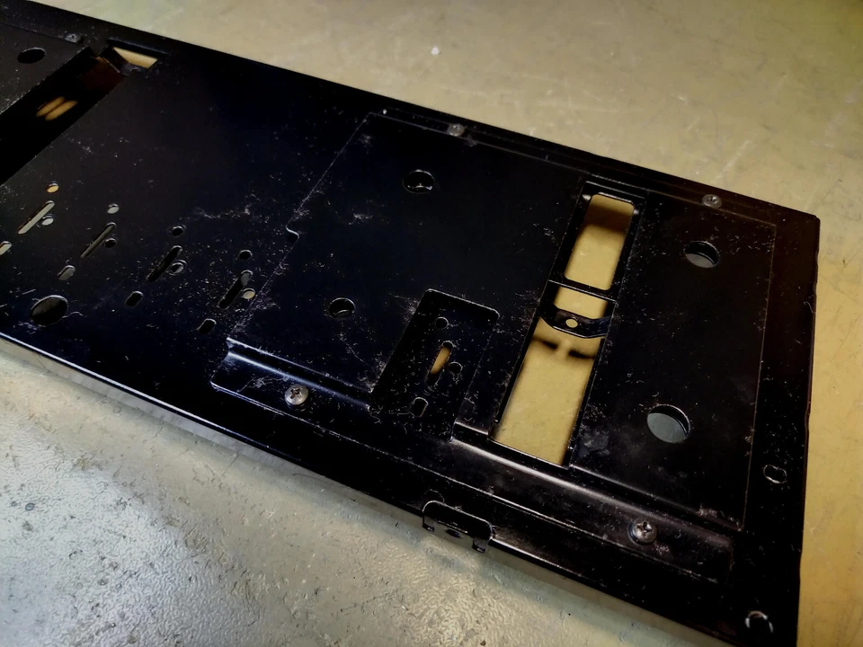 Front Chassis Steel Component for Sansui AU 517 amplifier - used - Bild 2 von 4
