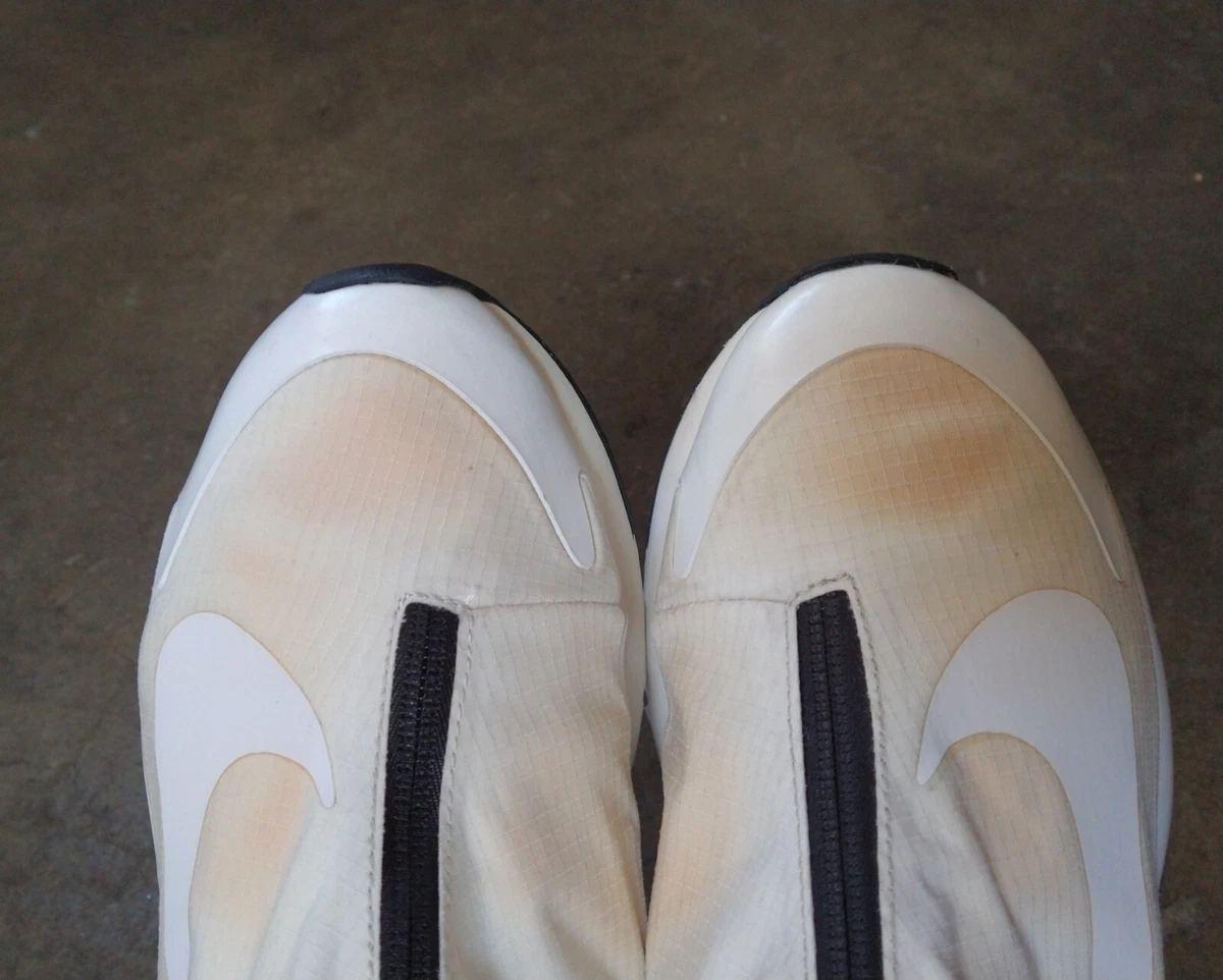 FLAW Nike Air Max 180 High Ambush White Zip Up Mens 10 Sneakers Shoes BV0145-100