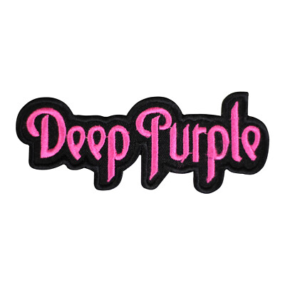 Deep Purple Music Logo Iron/Sew on Embroidered Patch For Shirts
