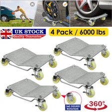 4PC 1500lb per Each Car Tire Skate Tyre/Wheel Dolly Ball Bearing Machinery Mover