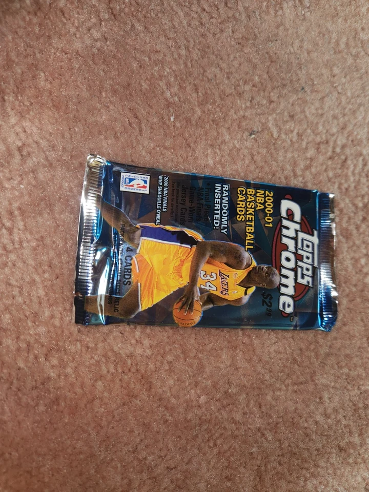 2000-01 TOPPS CHROME BASKETBALL CARD PACK POSS KOBE BRYANT AUTOS-JERSEY-ROOKIEs - Image 4 of 4