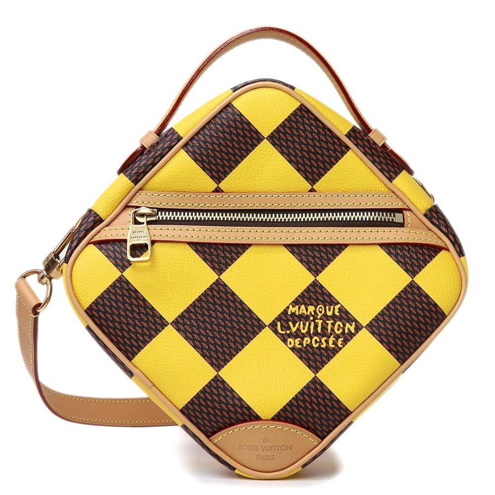 LOUIS VUITTON Damier Pop Chess Messenger Shoulder Bag N40562 mens