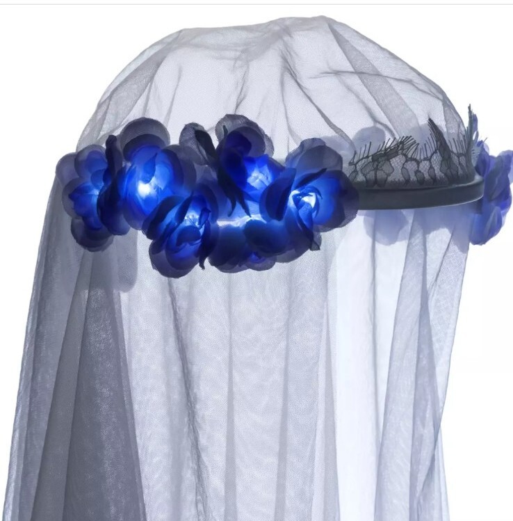 Disney Parks 2023 The Haunted Mansion Light Up Bride Veil  display picture 1