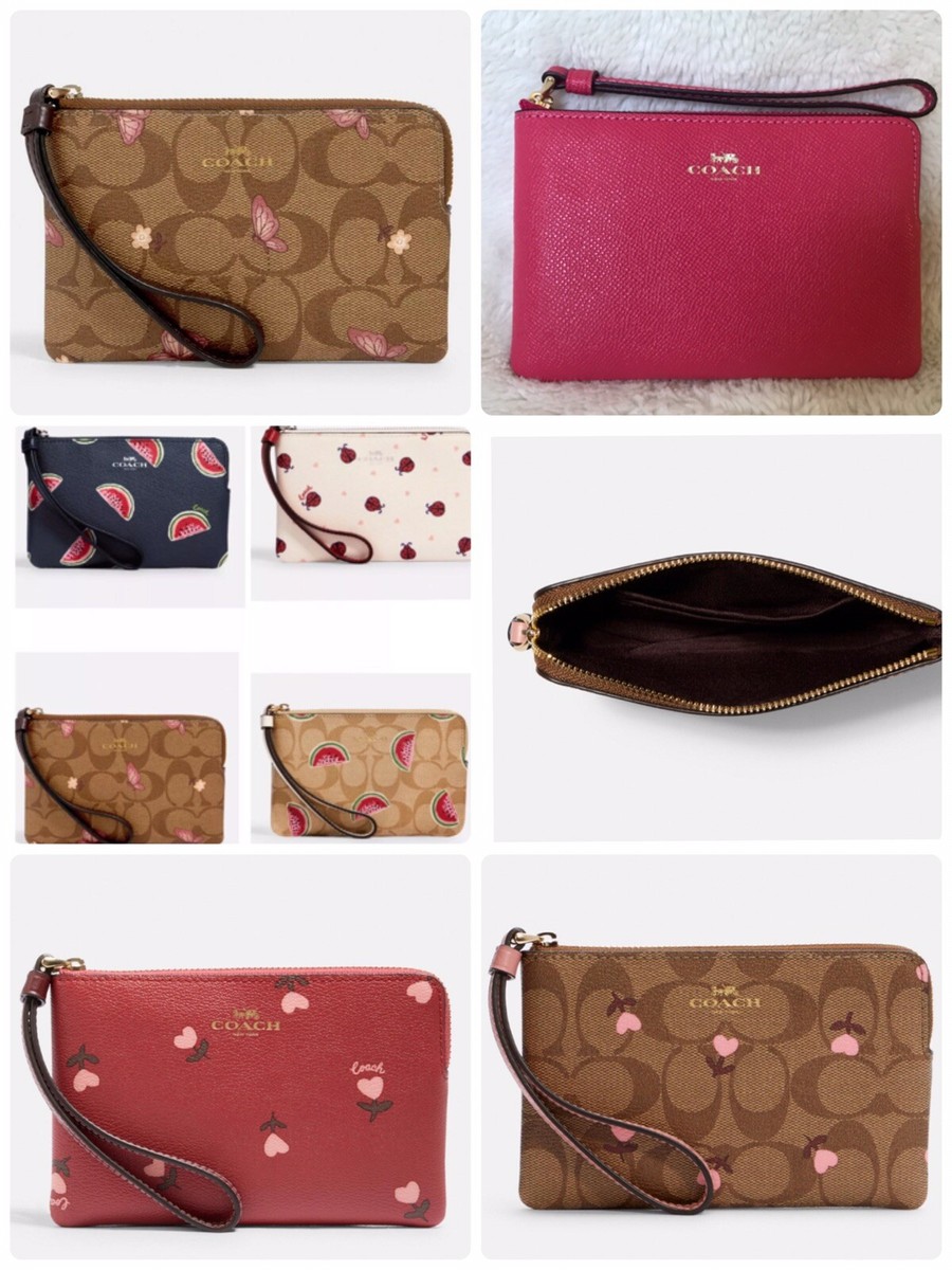 NWT Coach Butterfly, Ladybugs, Watermelons Wristlet 2970,2972,3281