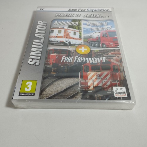 3 Simulation Games - PC Game - PAL - French - New Sealed - Picture 5 of 6