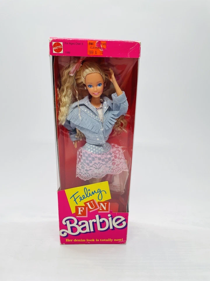 Barbie 1988, Feeling Fun Fabriqué en Chine NRFB - Photo 1/4
