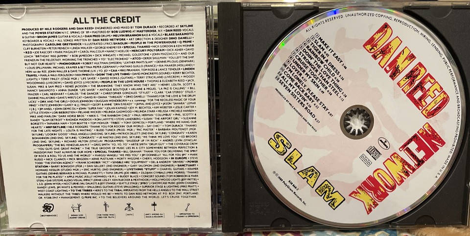 Dan Reed Network : Slam Dan Reed Network 1989 CD 42283886827 | eBay