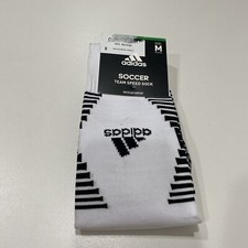 adidas Team Speed 3 Soccer Socks 1 Pair White M
