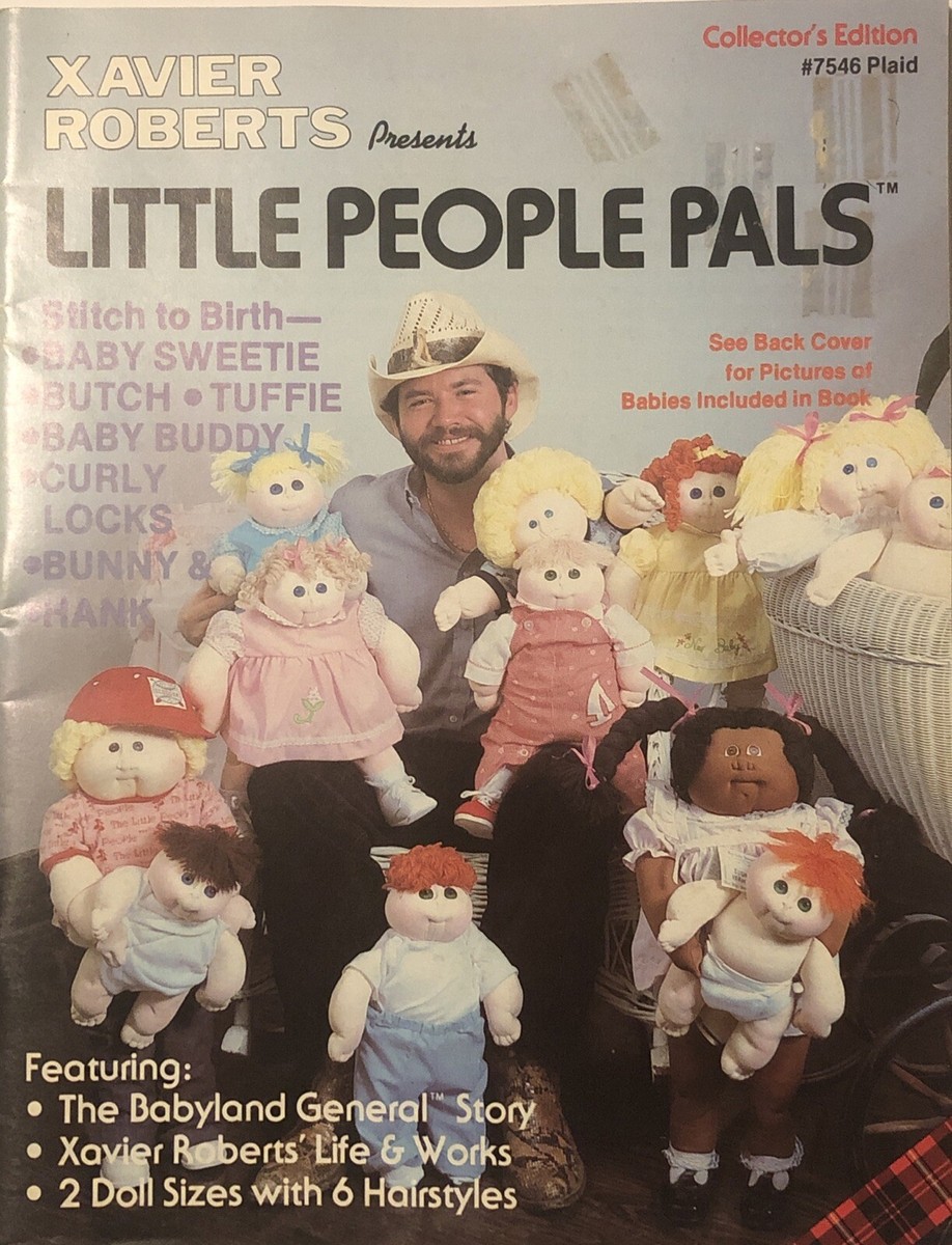 Xavier Roberts Little People Pals Cabbage Patch Dolls Pattern Book