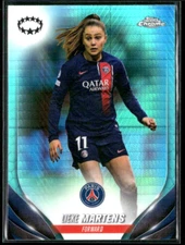 ⚽️ 2024 Lieke Martens PSG Topps Chrome Aqua Prism Refractor #81 UEFA