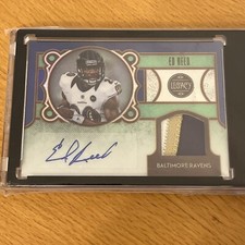 #6/7 Ed Reed 2020 Legacy Autograph 3 Color PATCH  AUTO Baltimore Ravens Rare HOF