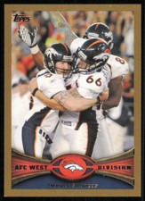 2012 Topps Gold #324 Denver Broncos/Matt Prater/Lonie Paxton /2012