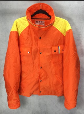 Vintage Ossi Skiwear Neon Orange Yellow 