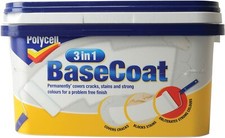 Polycell  3in1 Basecoat Undercoat Covers Cracks  2.5L