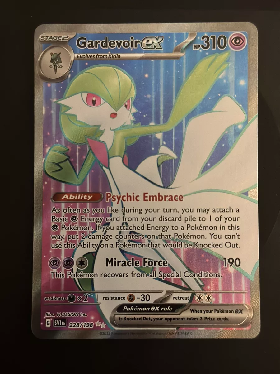 Pokemon Scarlet & Violet Ultra Rare Gardevoir ex #228/198