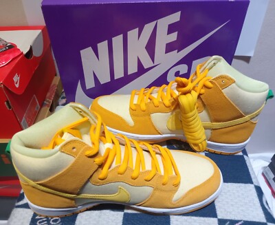  DUNK SB HIGH SIZE 12 PINEAPPLE UNIVERSITY GOLD VIVID SULFUR 
