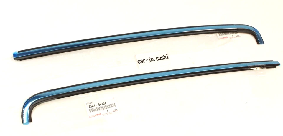 Juego de molduras de parabrisas exterior Rh&Lh TOYOTA 4RUNNER VZN1#0 VZN10# 89-95 genuino Foto 4 de 4