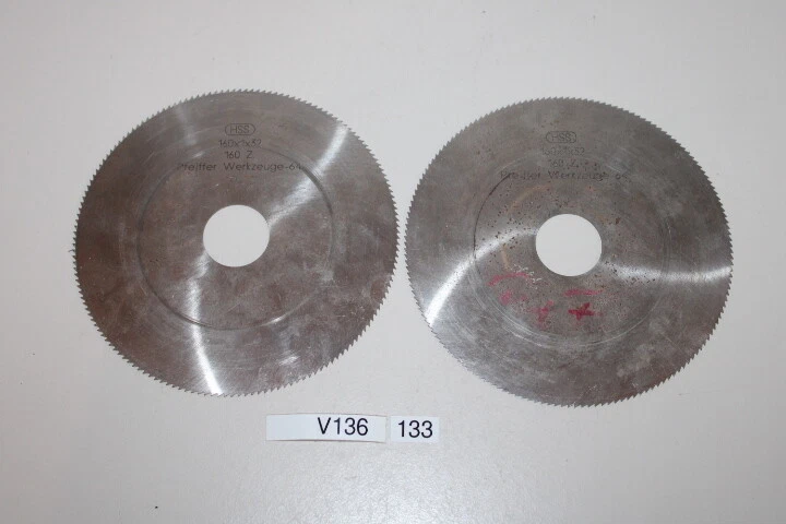 2xRE-BO 160x1x32 160 Z Kreissägeblatt HSS Sägeblatt Metallkreissäge (V136-133-R4 - Bild 2 von 4
