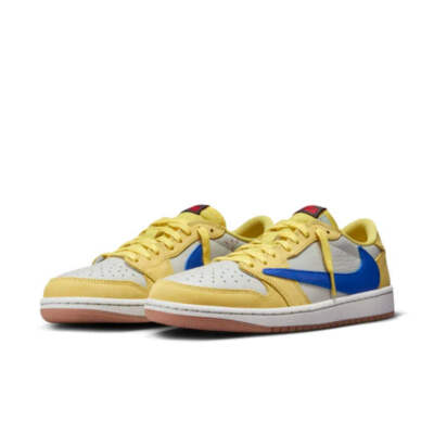 DZ4137 700 Air Jordan 1 Retro Low OG SP Travis Scott Canary