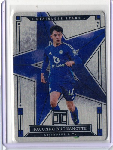 2024-25 FACUNDO BUONANOTTE PANINI IMPECCABLE EPL SOCCER STAINLESS STARS 22 OF 79