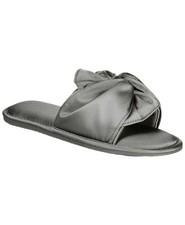 INC International Concepts Women  s Satin Knotted Slide Slippers