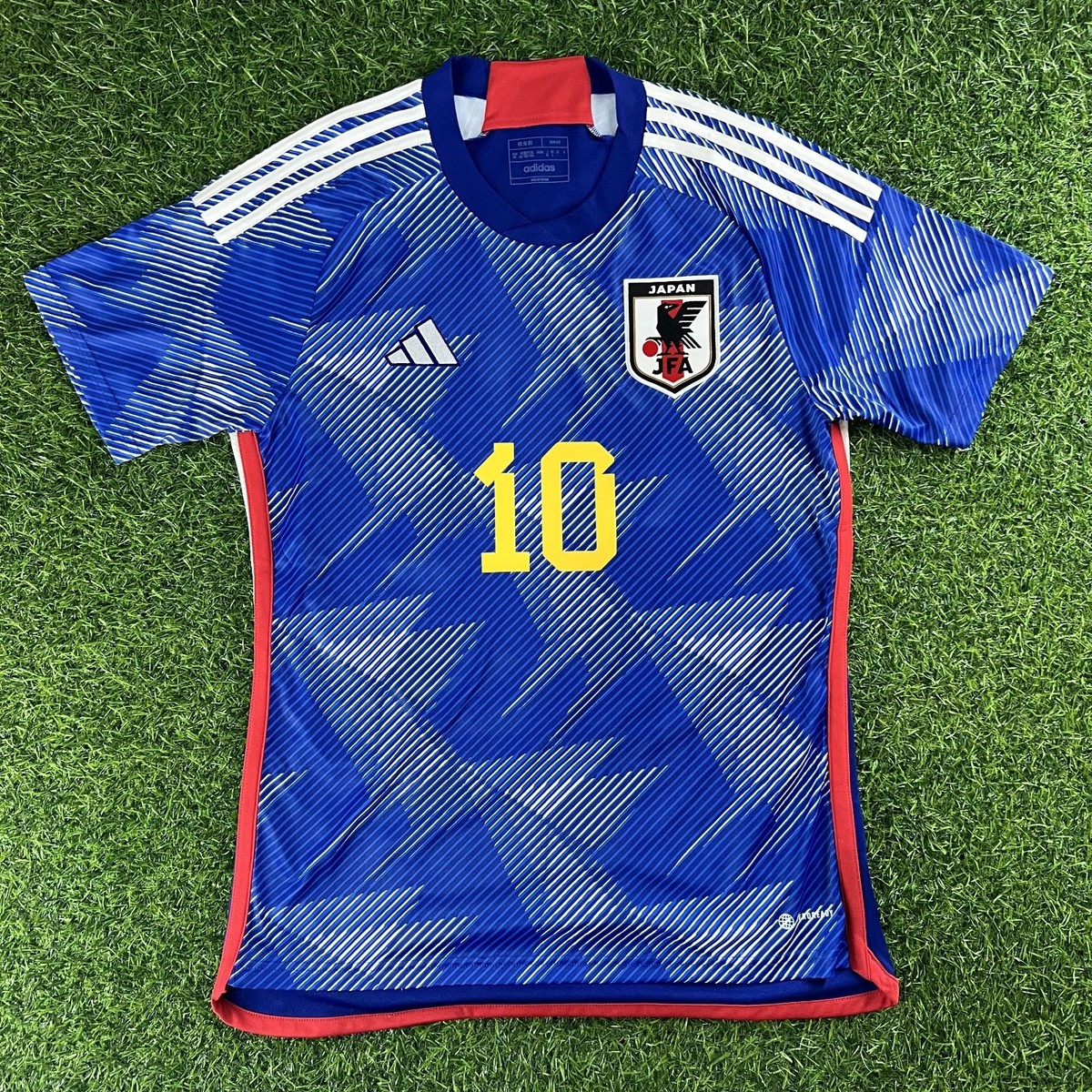 Minamino Japan 2022 Official Jersey Shirt Kit – JPN XL / US L