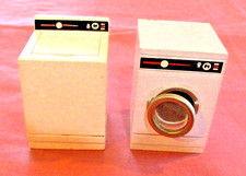 Miniature 1:12 White Laundry Washing Machine  Dryer - NWOT  73 