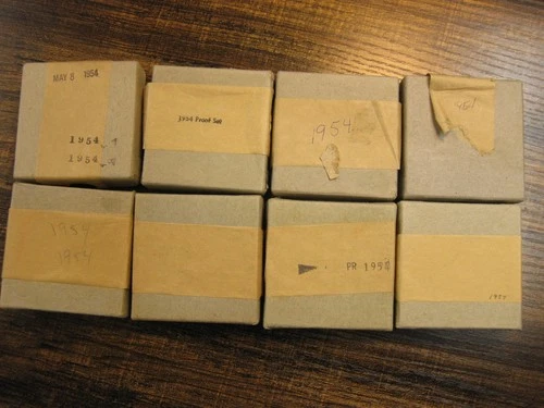 1954 Government Issued Proof Set Box - Original with tissue - empty NO coins