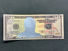 1x Mylar Food Storage Pouch | Resealable 50 Dollar Bill Chiraq