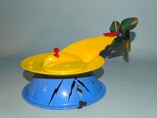 SPACE PILOT PLASTIC SPACE HELMET TARCO 1950'S