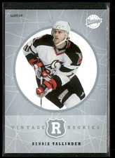 2002-03 Upper Deck Vintage - Henrik Tallinder #198 RC