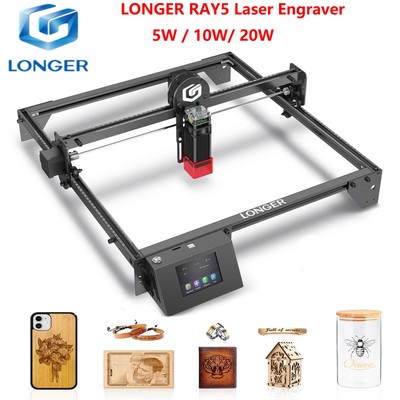 Longer RAY5 5W 10W 20W CNC Laser Engraver Cutter Marker Engraving Marking Cutter