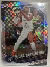 2025 WNBA Prizm DiJonai Carrington Checkerboard #9 Minnesota Lynx