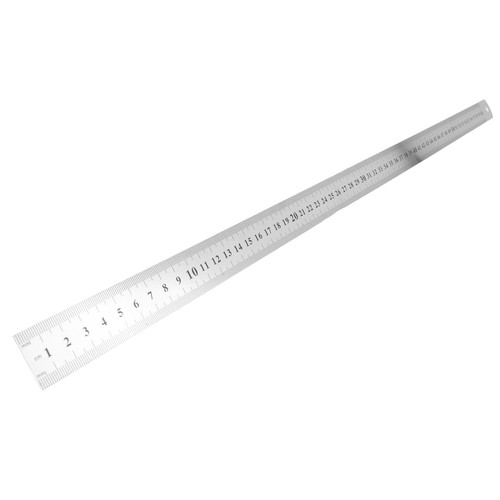 Stainless Steel 60cm 23.6 Inch Measuring Long Straight Ruler N5S51427 ...
