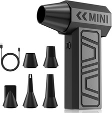 Compressed Air Duster, 130,000RPM Super Power Electric Air Duster, 3-Gear Adjust