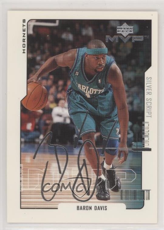 2000-01 Upper Deck MVP Silver Script Baron Davis #21 0c6