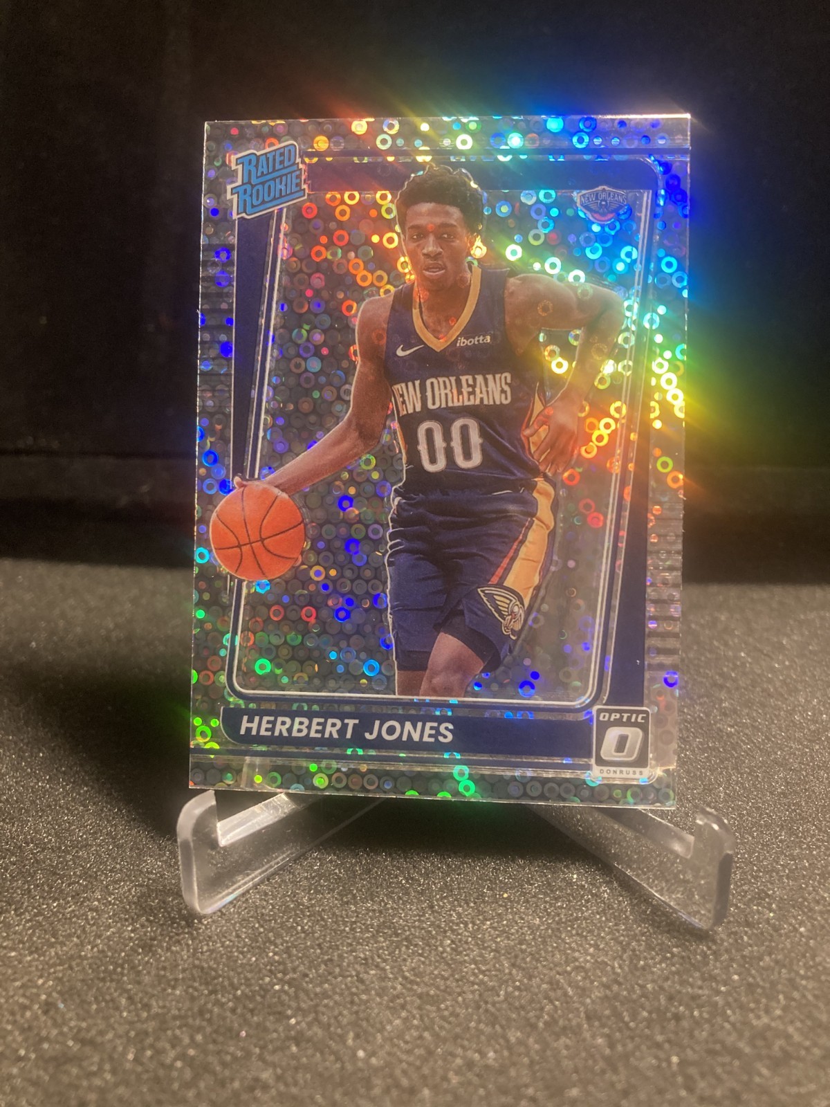 2021-22 Panini Donruss Optic #157 Herbert Jones Silver Fast Break Rookie RC