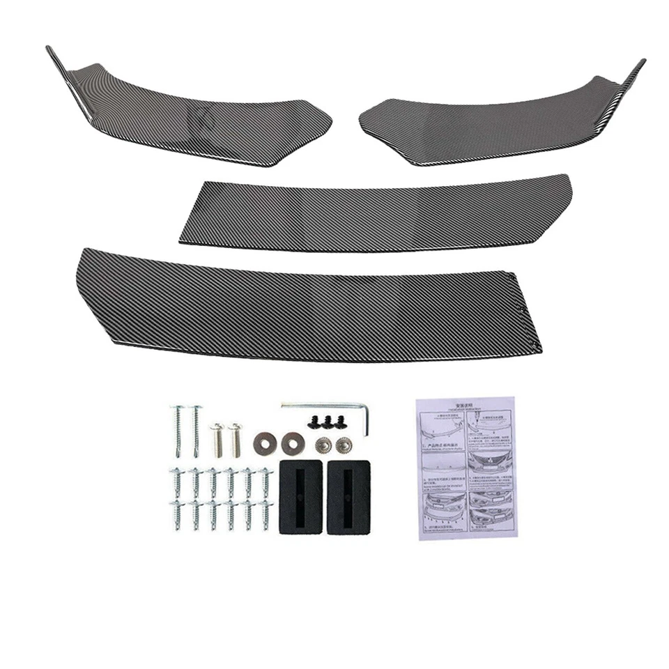 Kit de carrocería de parachoques delantero de fibra de carbono para Cadillac XT4 XT5 XT6 2020-2024 Foto 3 de 4